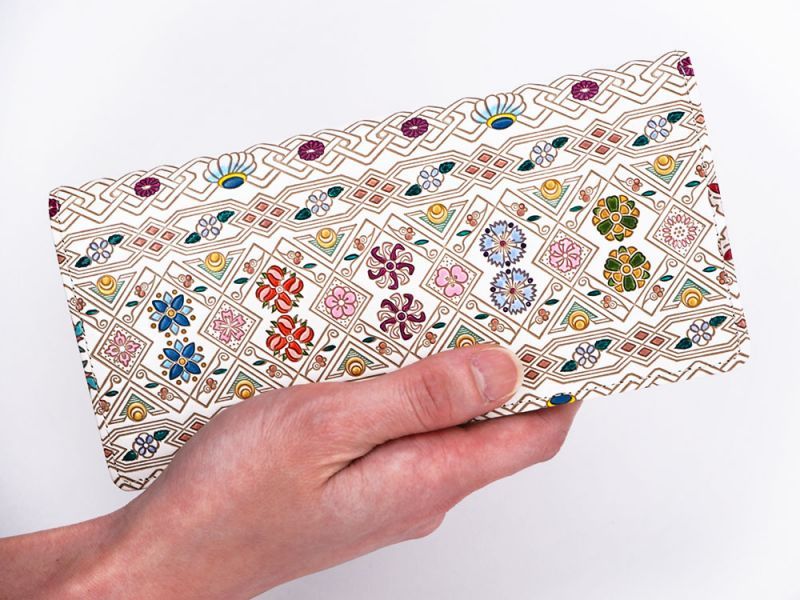 HANABISHI - Traditional Flower Patterns Long Wallet