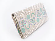 Silver Hearts (Mint Green) Long Wallet