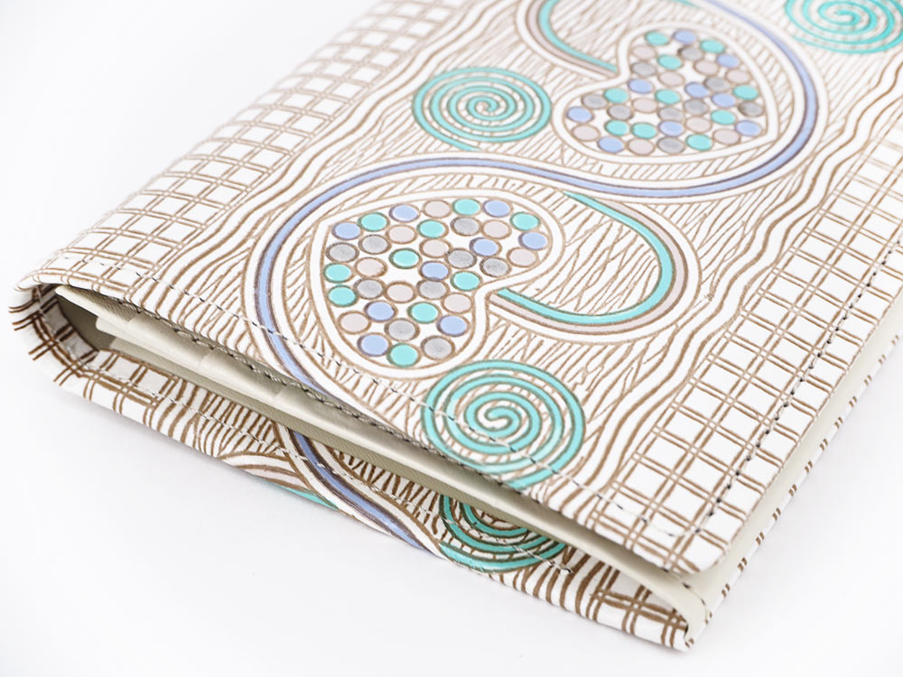 Silver Hearts (Mint Green) Long Wallet