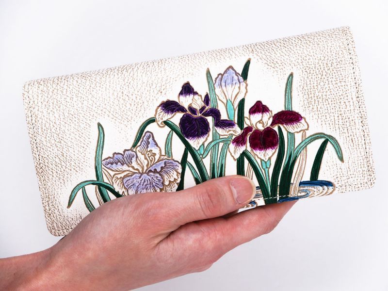 Irises Long Wallet