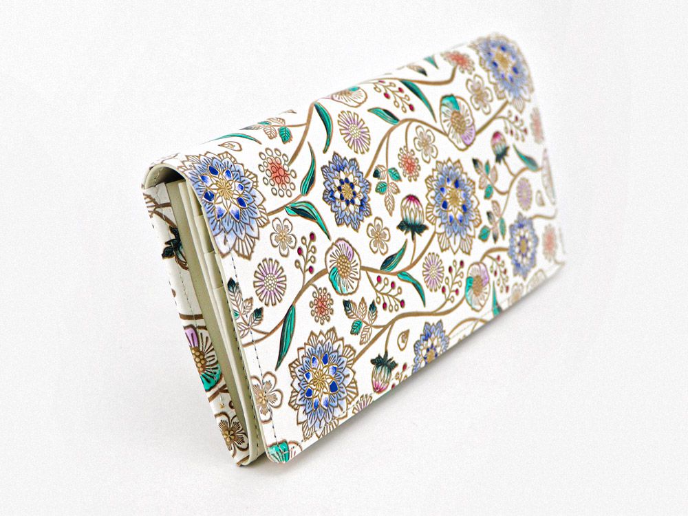 Dahlia (Cobalt Blue) Long Wallet