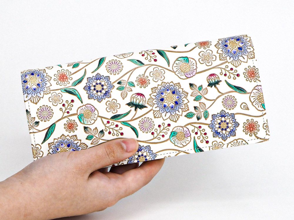Dahlia (Cobalt Blue) Long Wallet