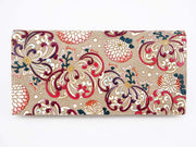 RANGIKU - Firework Chrysanthemums (Wine&Pink) Long Wallet