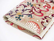 RANGIKU - Firework Chrysanthemums (Wine&Pink) Long Wallet