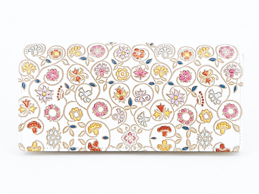 KINKARAKOBANA - Small Golden Flowers Long Wallet