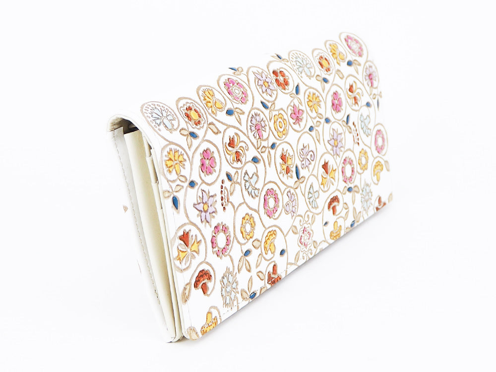 KINKARAKOBANA - Small Golden Flowers Long Wallet