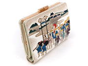 Daimyo Procession GAMASATSU Square Billfold with Clasp