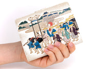 Daimyo Procession GAMASATSU Square Billfold with Clasp