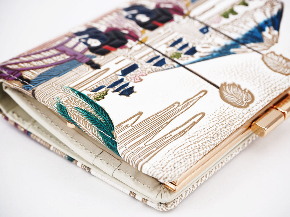 NIHONBASHI GAMASATSU Square Billfold with Clasp
