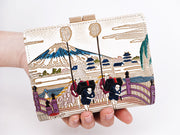 NIHONBASHI GAMASATSU Square Billfold with Clasp