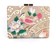Pink Parrot GAMASATSU Square Billfold With Clasp