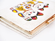 MANEKINEKO - Lucky Cat GAMASATSU Square Billfold with Clasp