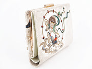 FUJIN RAIJIN - Gods of Wind and Thunder GAMASATSU Square Billfold with Clasp