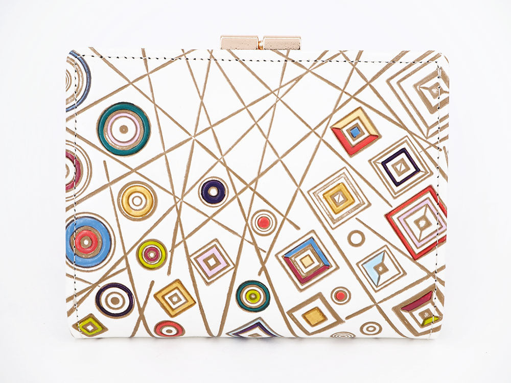 SHIBARAKU Kabuki GAMASATSU Square Billfold with Clasp