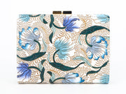 North Garden (Turquoise) GAMASATSU Square Billfold with Clasp