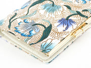 North Garden (Turquoise) GAMASATSU Square Billfold with Clasp