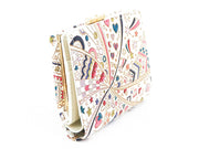 Glossy Hearts GAMASATSU Square Billfold with Clasp