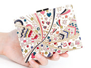 Glossy Hearts GAMASATSU Square Billfold with Clasp