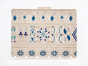 Apollo (Blue) GAMASATSU Square Billfold with Clasp
