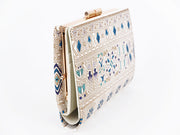 Apollo (Blue) GAMASATSU Square Billfold with Clasp