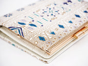 Apollo (Blue) GAMASATSU Square Billfold with Clasp