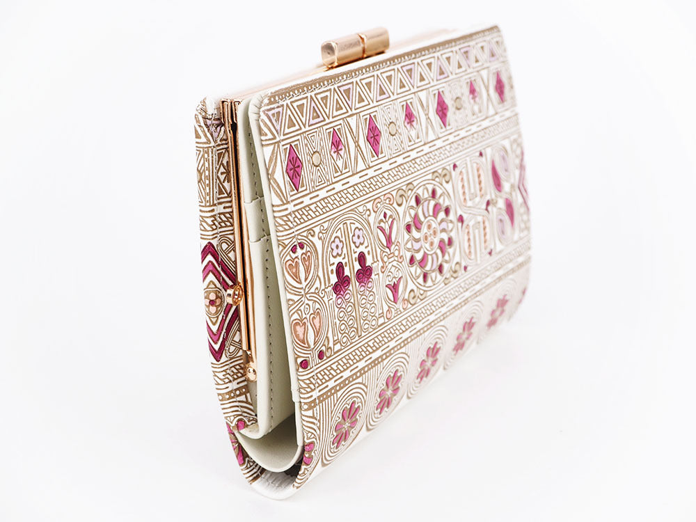 Apollo (Pink) GAMASATSU Square Billfold with Wlasp