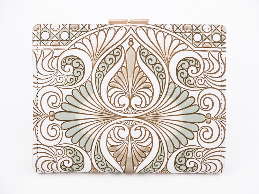 Rocaille (Khaki) GAMASATSU Square Billfold with Clasp