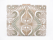 Rocaille (Khaki) GAMASATSU Square Billfold with Clasp