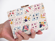 Playing Cards (Alice in Wonderland) GAMASATSU Square Billfold with Clasp