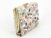 KACHO - Birds and Flowers GAMASATSU Square Billfold with Clasp