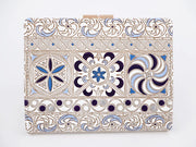 KINSHA - Persia Tiles (Purple) GAMASATSU Square Billfold with Clasp