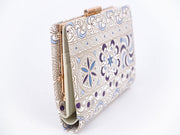 KINSHA - Persia Tiles (Purple) GAMASATSU Square Billfold with Clasp