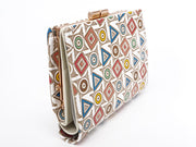 Circles, Triangles and Squares GAMASATSU Square Billfold with Clasp