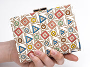Circles, Triangles and Squares GAMASATSU Square Billfold with Clasp