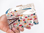Royal Chrysanthemum GAMASATSU Square Billfold with Clasp