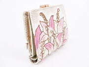 SUZURAN - Lily of the Valley (Pink) GAMASATSU Square Billfold with Clasp