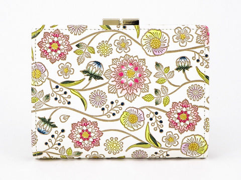 Dahlia (Berry Pink) GAMASATSU Square Billfold with Clasp