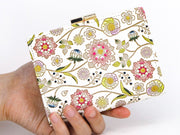 Dahlia (Berry Pink) GAMASATSU Square Billfold with Clasp