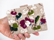 Wild Grapes GAMASATSU Square Billfold with Clasp