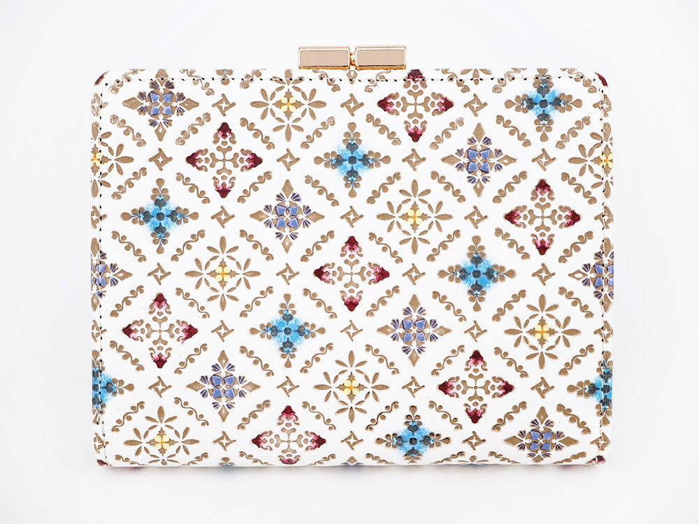 Lace GAMASATSU Square Billfold with Clasp
