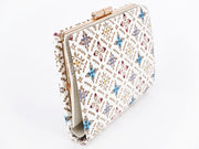 Lace GAMASATSU Square Billfold with Clasp