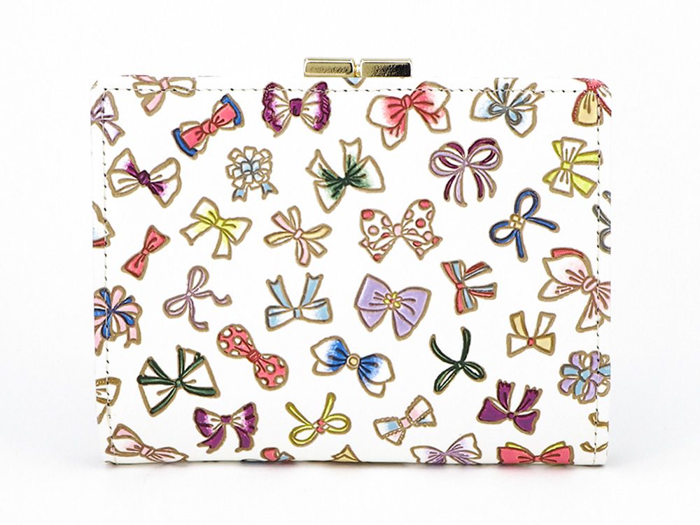 Tiny Ribbons GAMASATSU Square Billfold with Clasp