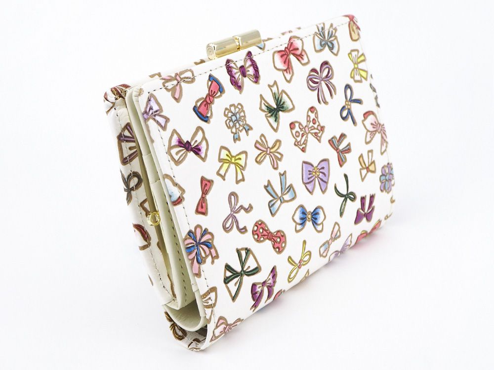Tiny Ribbons GAMASATSU Square Billfold with Clasp