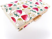 Strawberries GAMASATSU Square Billfold with Clasp