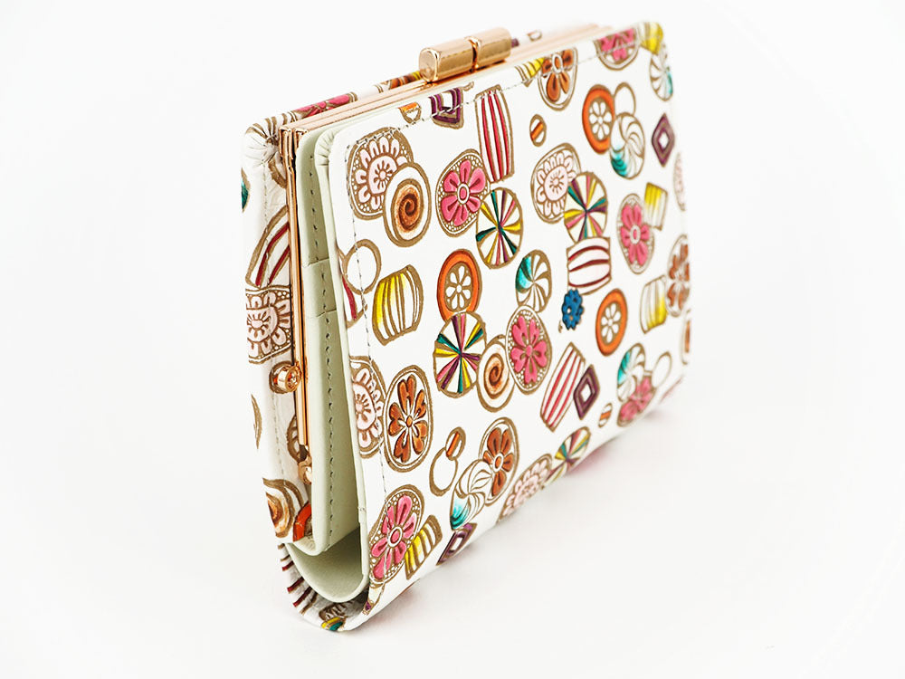 AME - Japanese Candy GAMASATSU Square Billfold with Clasp