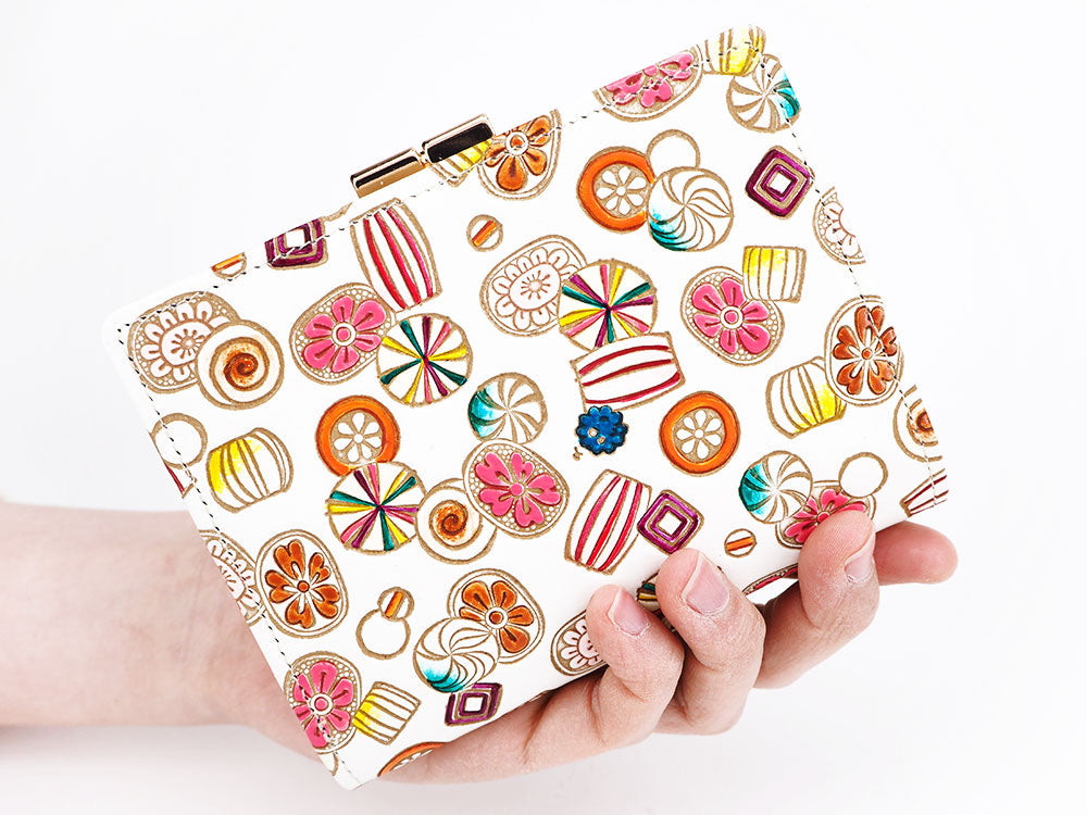 AME - Japanese Candy GAMASATSU Square Billfold with Clasp