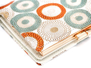 Umbrella Chrysanthemums (Spring Grass) GAMASATSU Square Billfold with Clasp