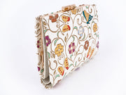 KINKARAOOBANA - Golden Flowers and Butterflies GAMASATSU Square Billfold with Clasp