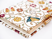 KINKARAOOBANA - Golden Flowers and Butterflies GAMASATSU Square Billfold with Clasp