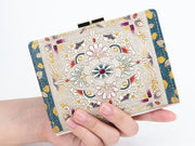 Golden Tapestry GAMASATSU Square Billfold with Clasp